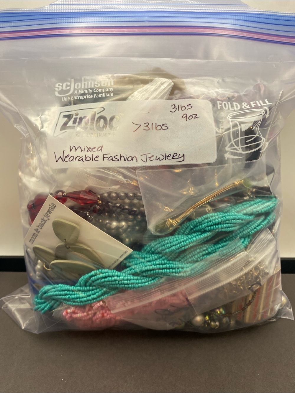 Over 3 lbs Mixed Fashion Jewelry Lot